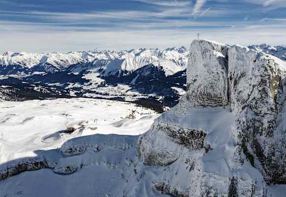 Blick über den Ifen ins Kleinwalsertal
