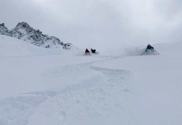„Pistentour“ aufs Hoadl in der Axamer Lizum in Nordtirol