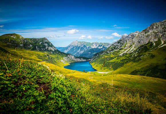 Der größte See der Ostalpen: der Tappenkarsee (1.762 m) in den Radstädter Tauern