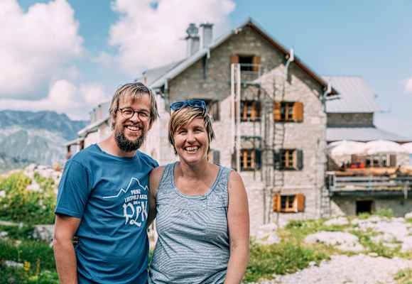 Christoph und Ulli Erd betreiben das Prinz-Luitpold-Haus in Bayern