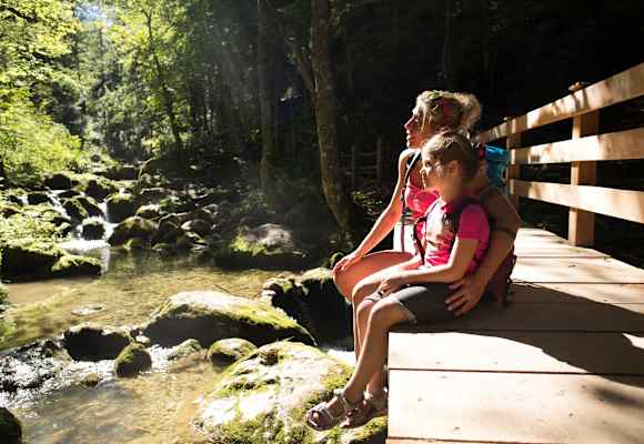 Der Wasserfallweg in der Almwelt Lofer
