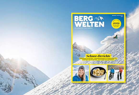 Das neue Bergwelten Magazin (Dezember/Januar 2018/19)
