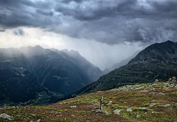 Gewitterstimmung in den Ötztaler Alpen