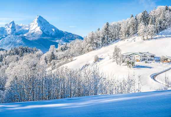 Wandern im Winter Bayern