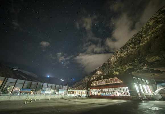 Gerolds Arbeitsplatz in Zermatt
