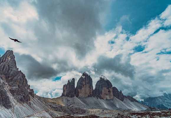 Die drei Zinnen in den Dolomiten