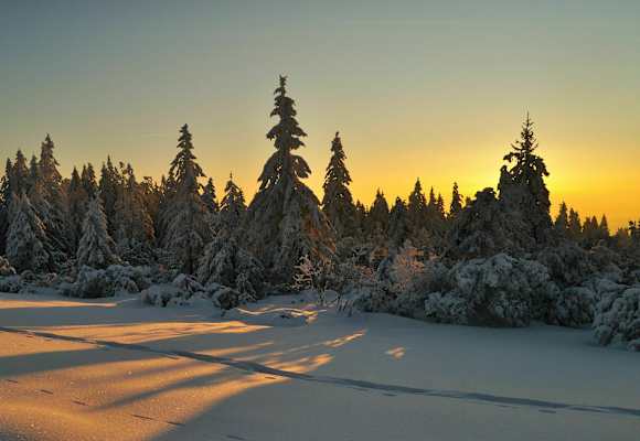 Schwarzwald im Winter: Baiersbronn in Baden-Württemberg