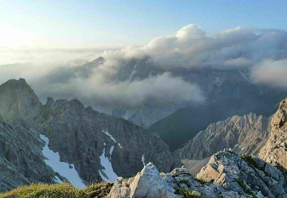 Abendstimmung über dem Karwendel