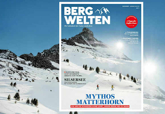 Cover des Bergwelten Magazins (Winter 2017/18)