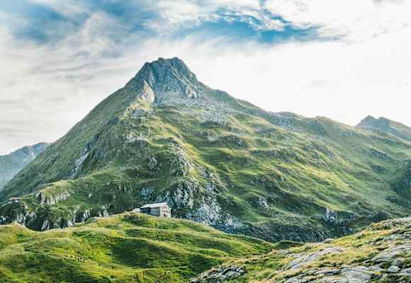 Wandern in der Greina-Hochebene, Terrihütte