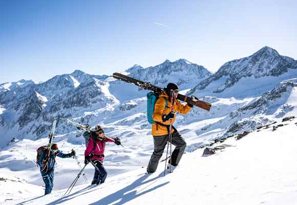 Skitour Winter Tirol Stubaier Alpen