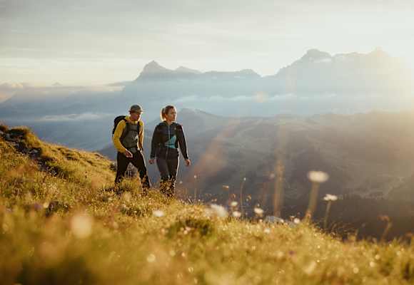 Alta Badia, Sonnenuntergang, Wanderung