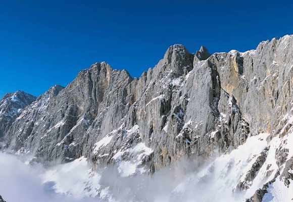 Blick auf den Steirischen Dachstein
