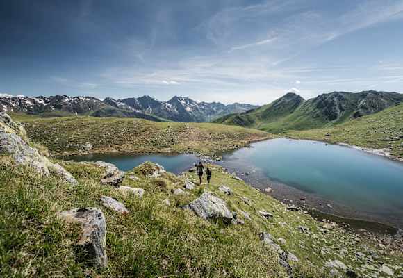 Wanderer am Gritzer See