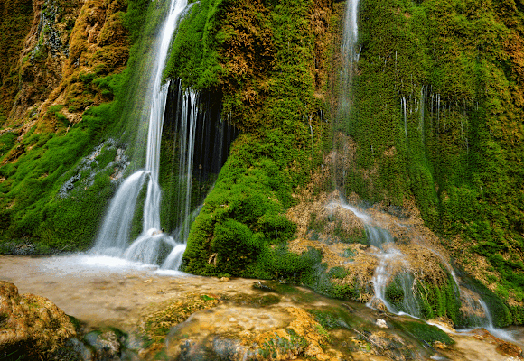 Der Dreimühlenwasserfall in der Eifel