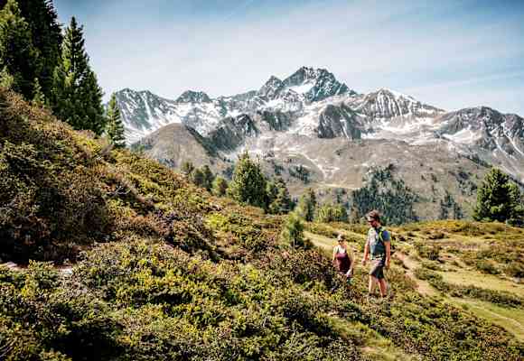 Wandern am Faltegartenköpfl  im Tiroler Ötztal