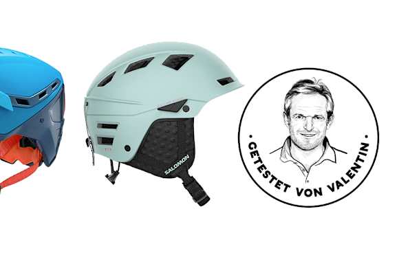 Die Skitourenhelme DYNAFIT TLT und SALOMON MTN LAB