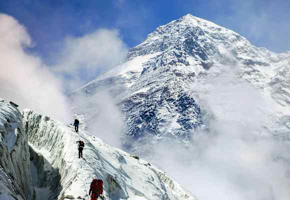 Mount Everest vom Kala Patthar aus betrachtet, Sagarmatha national park