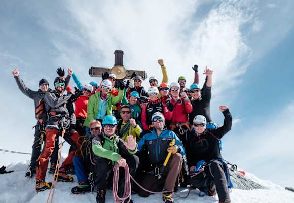 Team Bergwelten 2018 am höchsten Punkt Österreichs!