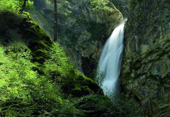 Der Gößnitzfall im Kärntner Teil des Nationalparks Hohe Tauern