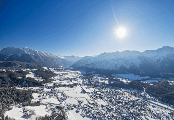 Traumhafter Blick auf die Berglandschaft von Bad Gaoisern im Salzkammergut