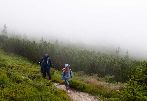 Wandern mit Kindern Wetter
