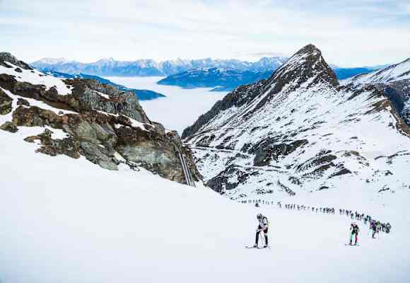 Schneekönig: Skitourenrennen am Kitzsteinhorn in Salzburg