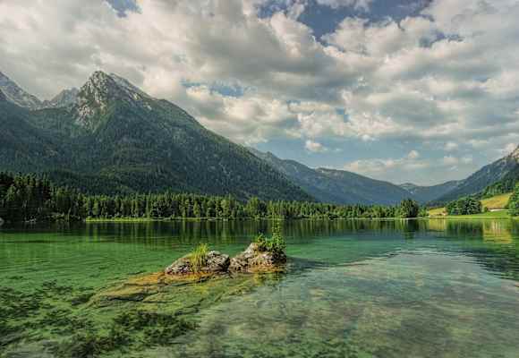 Kraftplatz am Hintersee bei Ramsau