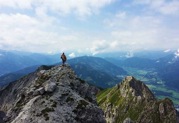 Drei-Gipfel-Tour im Gesäuse: Über den Kreuzkogel auf Riffel und Kalbling