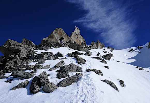 Grat: Lochberg in den Urner Alpen in der Schweiz