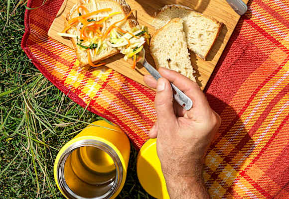 Perfekter Wamder-Proviant: Fermentierter Gemüsesalat