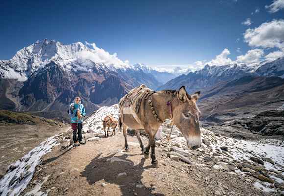 Auf dem Weg ins Manaslu-Basislager