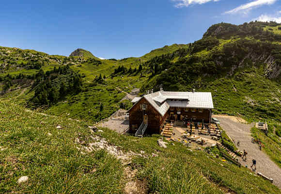Freiburger Hütte im Lechquellengebirge (Vorarlberg)