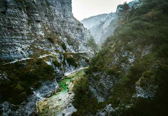 Die Ötschergräben in den Ybbstaler Alpen sind für milde Wintertage ein grandioses Tourenziel