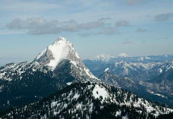 Der Gipfel des Lugauer: Das „Steirische Matterhorn“
