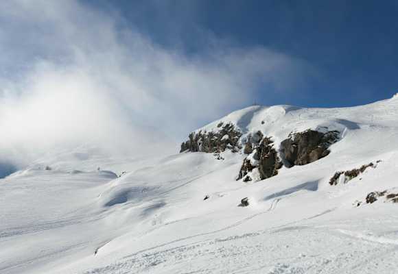 Gemütliche Skitour auf das beliebte Spitzhorli (2.736 m) in den Walliser Alpen 