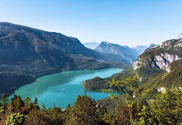 Ausblick auf den italienischen See.