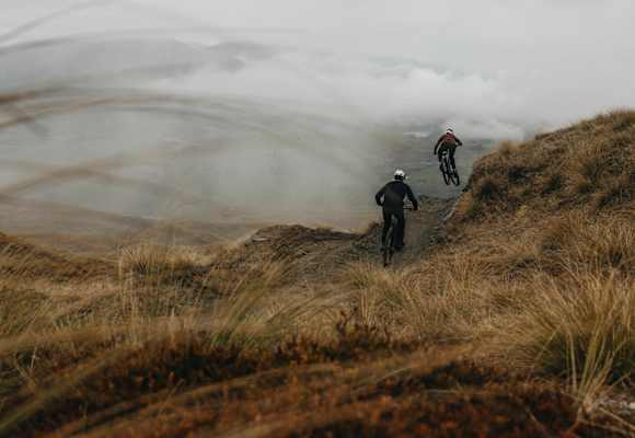 Mountainbiken im Herbst
