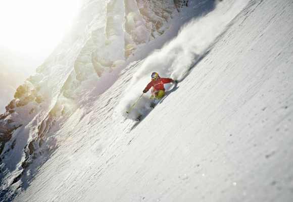 Nadine Wallner am Kitzsteinhorn
