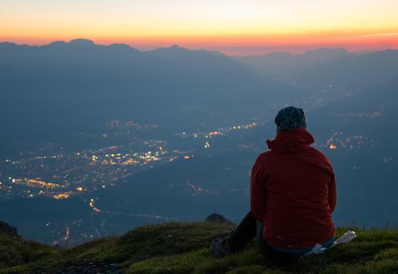 Blick auf Innsbruck von der Nockspitze