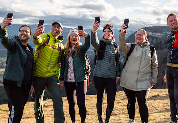 Die Gewinnergruppe erlebte einen Tag voller Inspiration und Entdeckungen inmitten des Naturparks Hohe Wand.