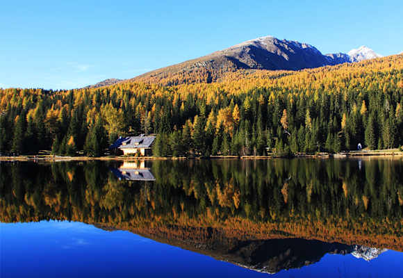 Blick auf den Prebersee im Lungau