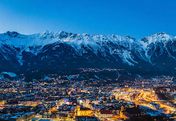 Stadt Innsbruck und die Nordkette