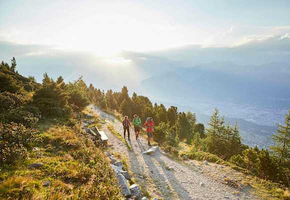 Die Region Innsbruck bietet unzählige Wandermöglichkeiten - wie etwa den Innsbruck-Trek.