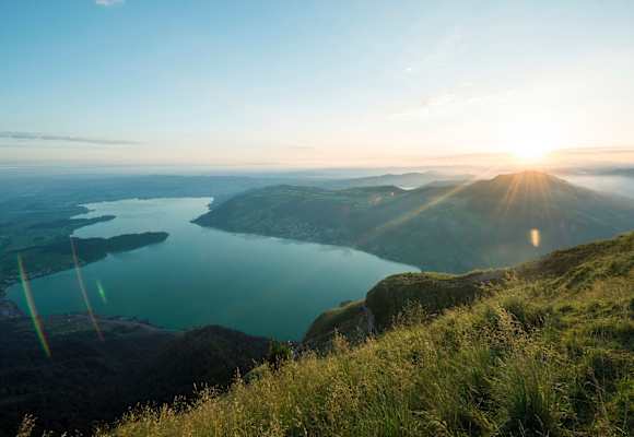 Ausblick auf den Zugersee.