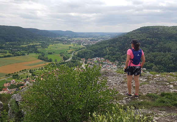 Ausblick über die Fränkische Schweiz
