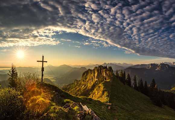 Wunderschönes Wandergebiet rund um Ruhpolding im Chiemgau