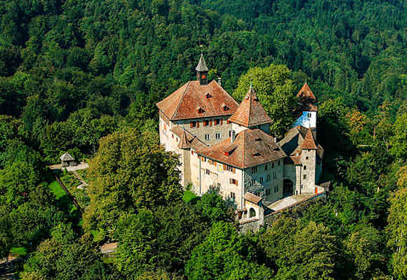 Schloss Kyburg bei Winterthur im Kanton Zürich