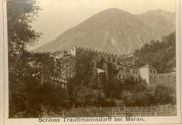 Historische Fotografie: Schloss Trauttmannsdorff