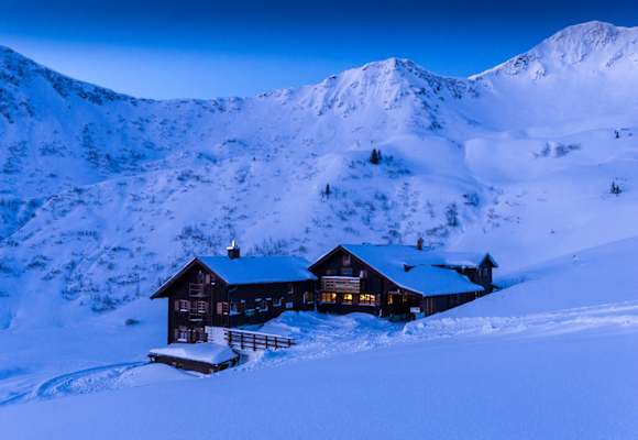 Die Schwarzwasserhütte in Vorarlberg